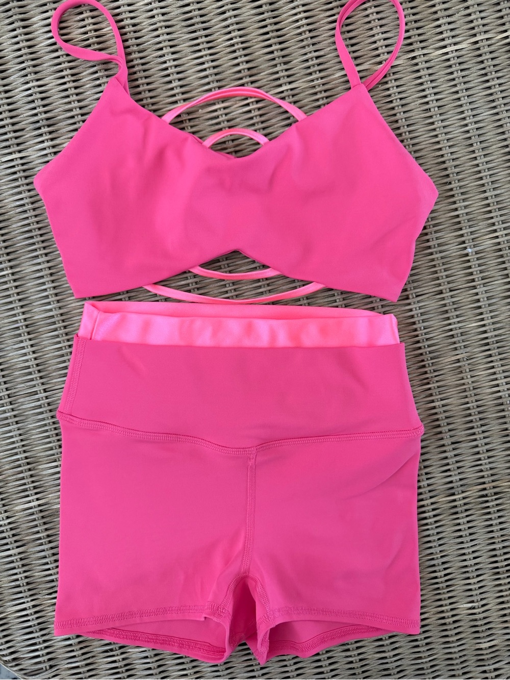 FIVE THE LABEL Pink and Coral Dance Set Size Adult Small